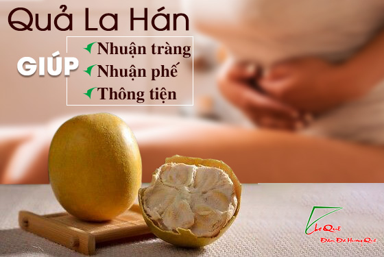 QUẢ LA HÁN CÓ TÁC DỤNG THANH NHIỆT NHUẬN PHẾ, NHUẬN TRÀNG, THÔNG TIỆN